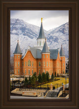 Load image into Gallery viewer, Provo City Center Temple - Snowy Mountains
