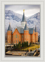 Load image into Gallery viewer, Provo City Center Temple - Snowy Mountains
