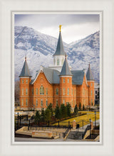 Load image into Gallery viewer, Provo City Center Temple - Snowy Mountains
