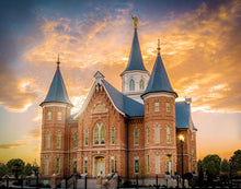 Load image into Gallery viewer, Provo City Center Temple - Golden Sunset
