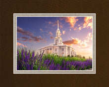 Load image into Gallery viewer, Payson Temple Blooming Lavender
