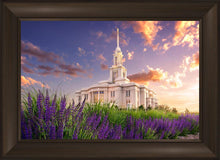 Load image into Gallery viewer, Payson Temple Blooming Lavender

