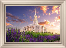 Load image into Gallery viewer, Payson Temple Blooming Lavender
