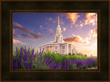 Load image into Gallery viewer, Payson Temple Blooming Lavender
