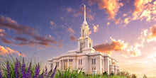 Load image into Gallery viewer, Payson Temple Blooming Lavender
