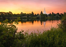 Load image into Gallery viewer, Idaho Falls Temple - Reflective Sunrise
