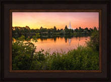 Load image into Gallery viewer, Idaho Falls Temple - Reflective Sunrise
