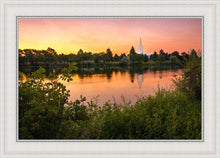 Load image into Gallery viewer, Idaho Falls Temple - Reflective Sunrise
