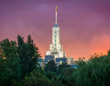 Load image into Gallery viewer, Mount Timpanogos Temple Gradient Sky
