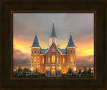 Load image into Gallery viewer, Provo City Center Temple Burning Sky
