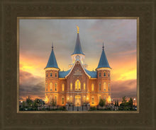 Load image into Gallery viewer, Provo City Center Temple Burning Sky

