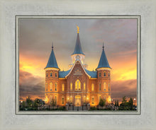 Load image into Gallery viewer, Provo City Center Temple Burning Sky
