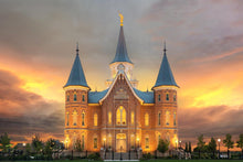 Load image into Gallery viewer, Provo City Center Temple Burning Sky
