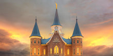 Load image into Gallery viewer, Provo City Center Temple Burning Sky
