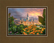 Load image into Gallery viewer, Provo City Center Temple Orange Flowers
