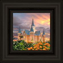 Load image into Gallery viewer, Provo City Center Temple Orange Flowers
