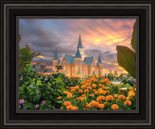 Load image into Gallery viewer, Provo City Center Temple Orange Flowers
