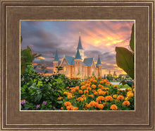 Load image into Gallery viewer, Provo City Center Temple Orange Flowers
