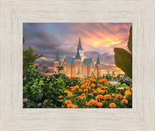 Load image into Gallery viewer, Provo City Center Temple Orange Flowers

