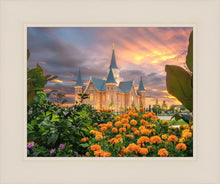 Load image into Gallery viewer, Provo City Center Temple Orange Flowers
