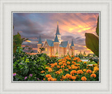 Load image into Gallery viewer, Provo City Center Temple Orange Flowers
