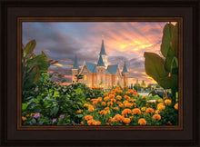 Load image into Gallery viewer, Provo City Center Temple Orange Flowers

