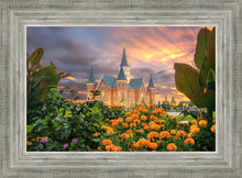 Load image into Gallery viewer, Provo City Center Temple Orange Flowers

