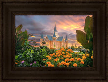 Load image into Gallery viewer, Provo City Center Temple Orange Flowers
