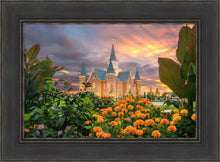 Load image into Gallery viewer, Provo City Center Temple Orange Flowers
