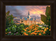 Load image into Gallery viewer, Provo City Center Temple Orange Flowers
