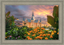 Load image into Gallery viewer, Provo City Center Temple Orange Flowers
