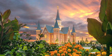 Load image into Gallery viewer, Provo City Center Temple Orange Flowers
