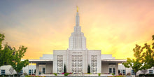 Load image into Gallery viewer, Idaho Falls Temple Summer Glow
