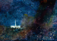 Load image into Gallery viewer, Provo Temple a Pillar of Fire by Night
