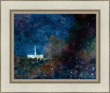 Load image into Gallery viewer, Provo Temple a Pillar of Fire by Night
