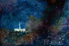 Load image into Gallery viewer, Provo Temple a Pillar of Fire by Night

