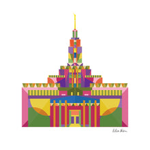 Load image into Gallery viewer, The Colors of the Temple Draper
