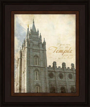 Load image into Gallery viewer, Salt Lake Temple Antiqued
