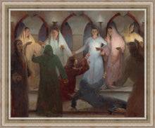 Load image into Gallery viewer, And at Midnight There was a Cry Large Wall Art
