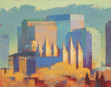 Load image into Gallery viewer, Salt Lake City Temple In the Fall
