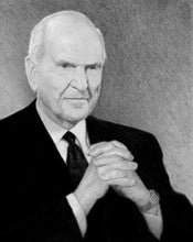 Load image into Gallery viewer, President Nelson Portrait Sketch
