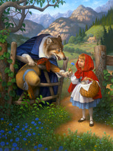 Load image into Gallery viewer, Little Red Riding Hood Meets the Wolf

