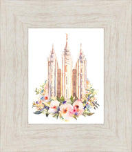 Load image into Gallery viewer, Salt Lake City Temple Floral Watercolor
