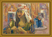 Load image into Gallery viewer, Gold Threads Large Wall Art
