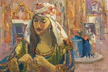 Load image into Gallery viewer, Gold Threads Large Wall Art

