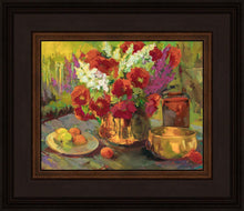 Load image into Gallery viewer, Copper, Brass, and Poppies

