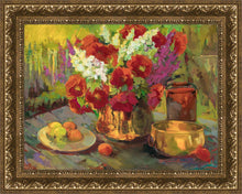 Load image into Gallery viewer, Copper, Brass, and Poppies
