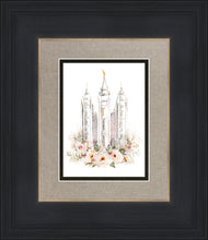 Load image into Gallery viewer, Salt Lake City Temple Floral Textured
