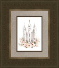 Load image into Gallery viewer, Salt Lake City Temple Floral Textured
