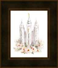 Load image into Gallery viewer, Salt Lake City Temple Floral Textured
